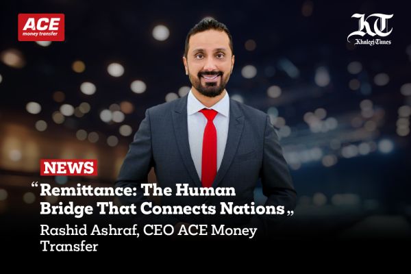 ACE CEO Featured in Khaleej Times for Inspiring Remittance Vision