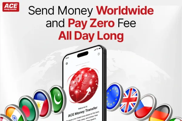 ACE Money Transfer Zero-Fee Offer – 15 December 2025
