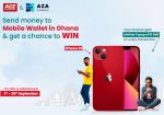 ACE Money Transfer Partners With AZA Finance To Give Away Four iPhone 13 128GB And Airtime Top-Up On Money Transfer To Ghana
