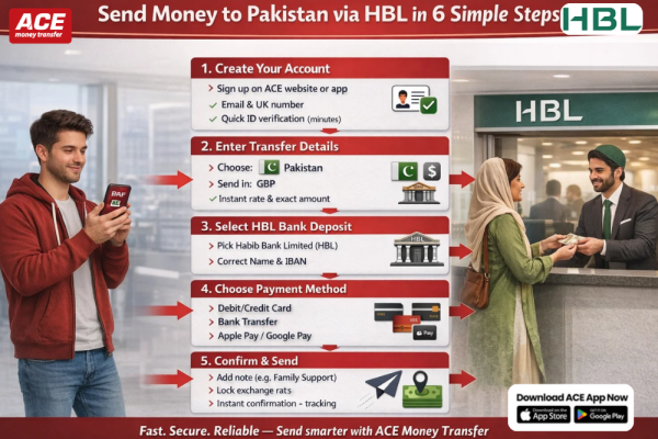 Affordable UK to Pakistan Transfers to HBL Accounts
