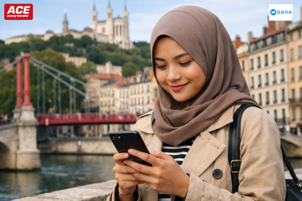 Best Way to Send Money from Lyon to DANA Wallet Indonesia
