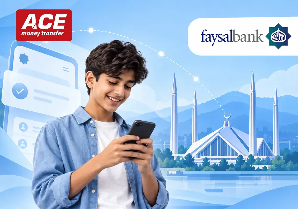 Faysal International Money Transfer: Send Money to Faysal Bank Accounts with ACE