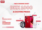 Few Days Left to Benefit from ACE Money Transfer's Invite a Friend Offer to Win 1000 DKK in Denmark