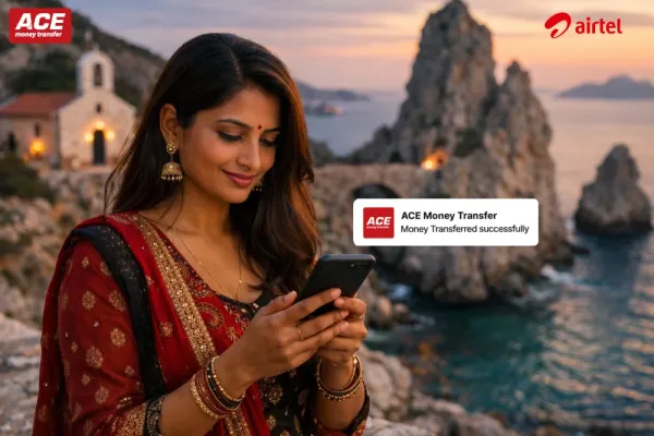 Easy Greece to India Airtel Talktime Transfers