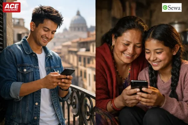 How eSwa & ACE are safe channels for Italy to Nepal Remittance Transfer