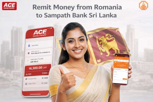 Send Money from Romania to Sampath Bank Sri Lanka