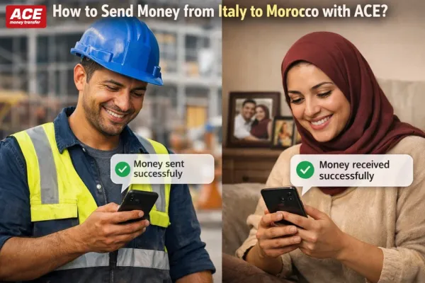 How to Send Money from Italy to Morocco with ACE?