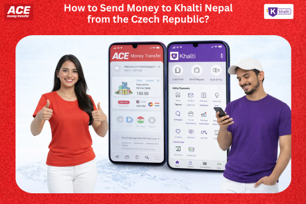 Send Money to Nepal via Khalti Wallet from Czech Republic
