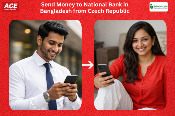 Send Money to National Bank Bangladesh from Czech Republic