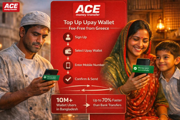 How to Top Up Upay Wallet Fee-Free from Greece