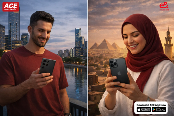 Send Money Melbourne to Etisalat Egypt with ACE