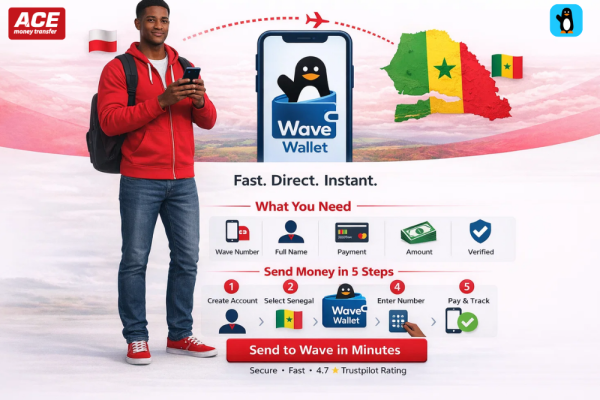 Quick Guide: Send Money from Poland to Wave Wallet Senegal