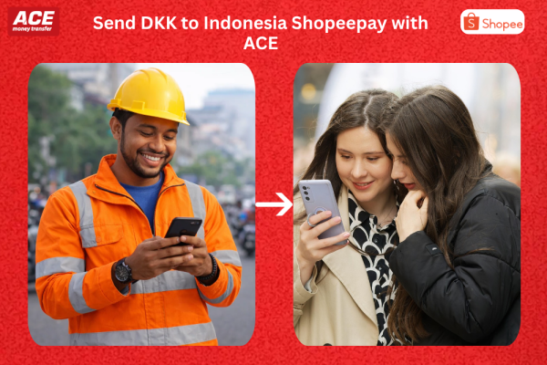 Send DKK to Indonesia ShopeePay