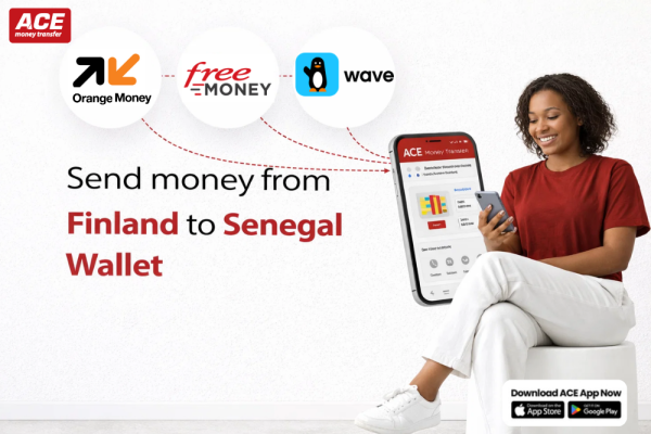 Send Money from Finland to Senegal Mobile Wallet Transfer
