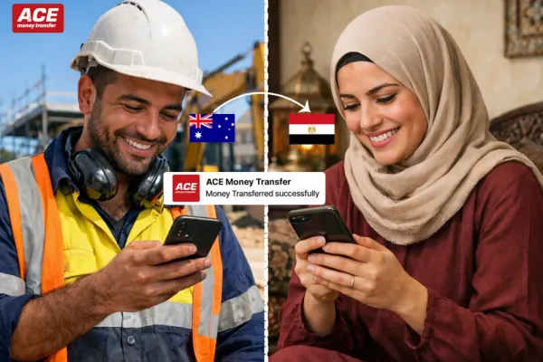 Send Money from Australia to Egypt Safely