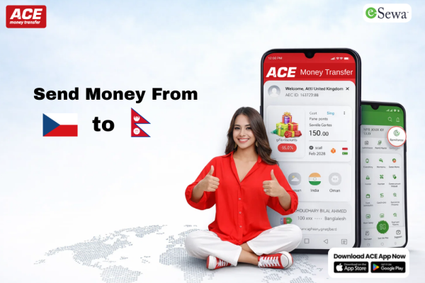 Send Money to Nepal via eSewa from Czech Republic