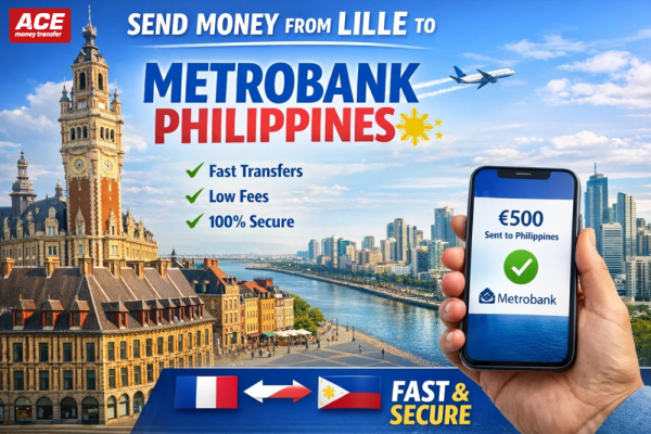 Send Money from Lille to Metrobank Philippines Fast & Secure