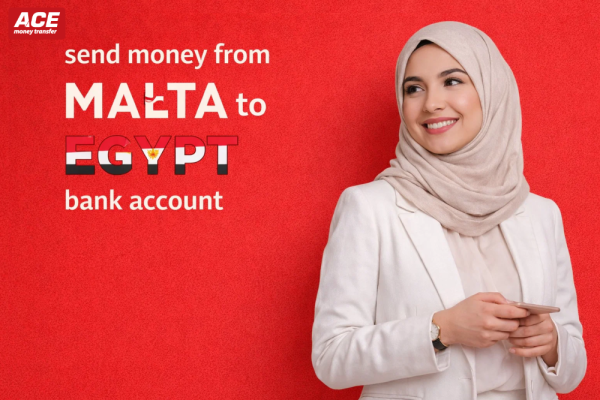 Send Money from Malta To Egypt Bank Account
