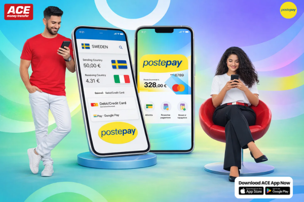 Send Money from Sweden to Italy PostePay