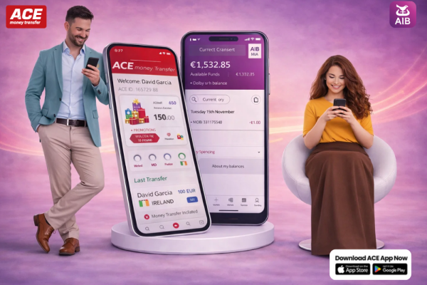 Send Money from the UK to Ireland (Allied Irish Banks – AIB)