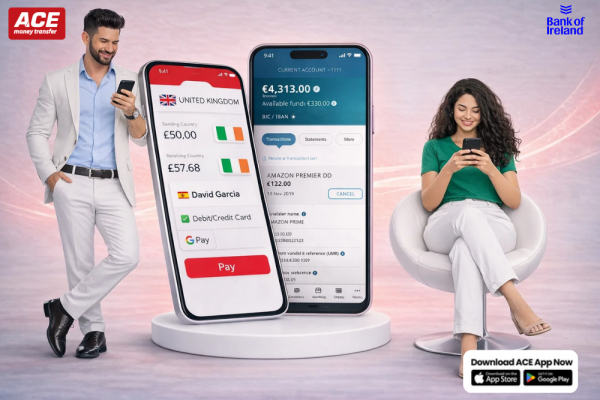 Send Money from the UK to Ireland (Bank of Ireland)