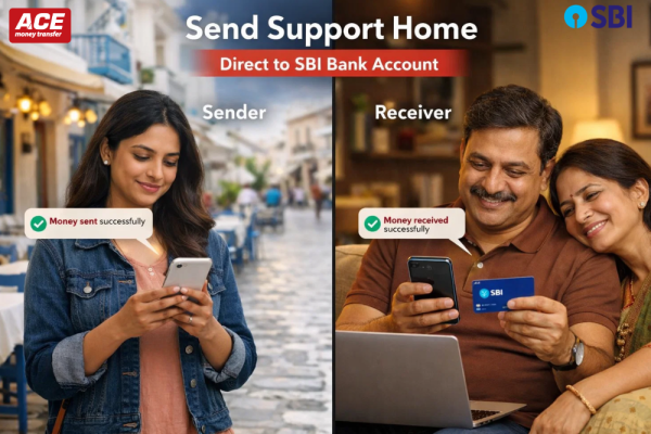 Send Money Securely to SBI India from Greece