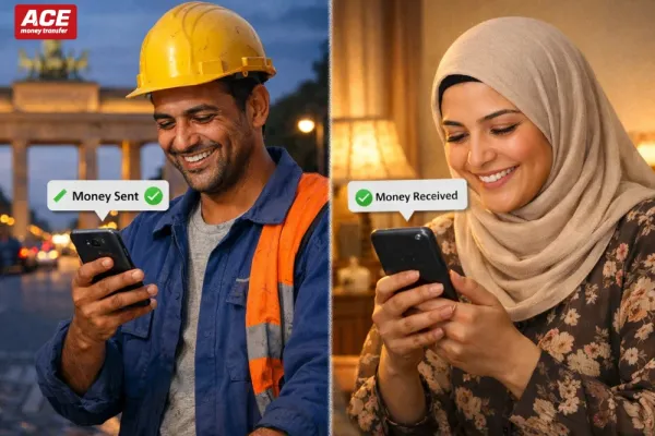 Send Money to Egypt Instant Mobile Wallet from Germany