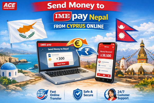 Send Money to IME Pay Nepal from Cyprus Online