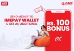 Send Money to IMEPAY Wallet in Nepal via ACE Money Transfer and Get an Additional Bonus of 100 Rupees