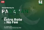 Send Money to Pakistan with Extra Rate & NO Fee