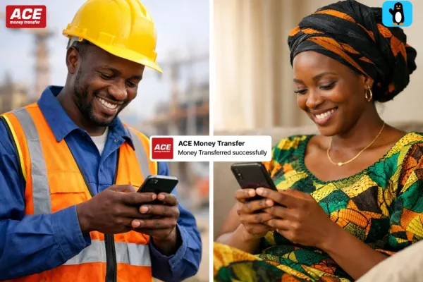 Send Money to Senegal Wave Wallet from Belgium using ACE