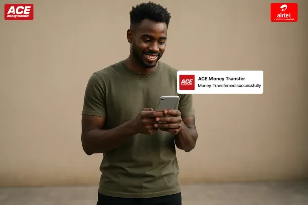 Send Money to Uganda Airtel from Sweden via ACE