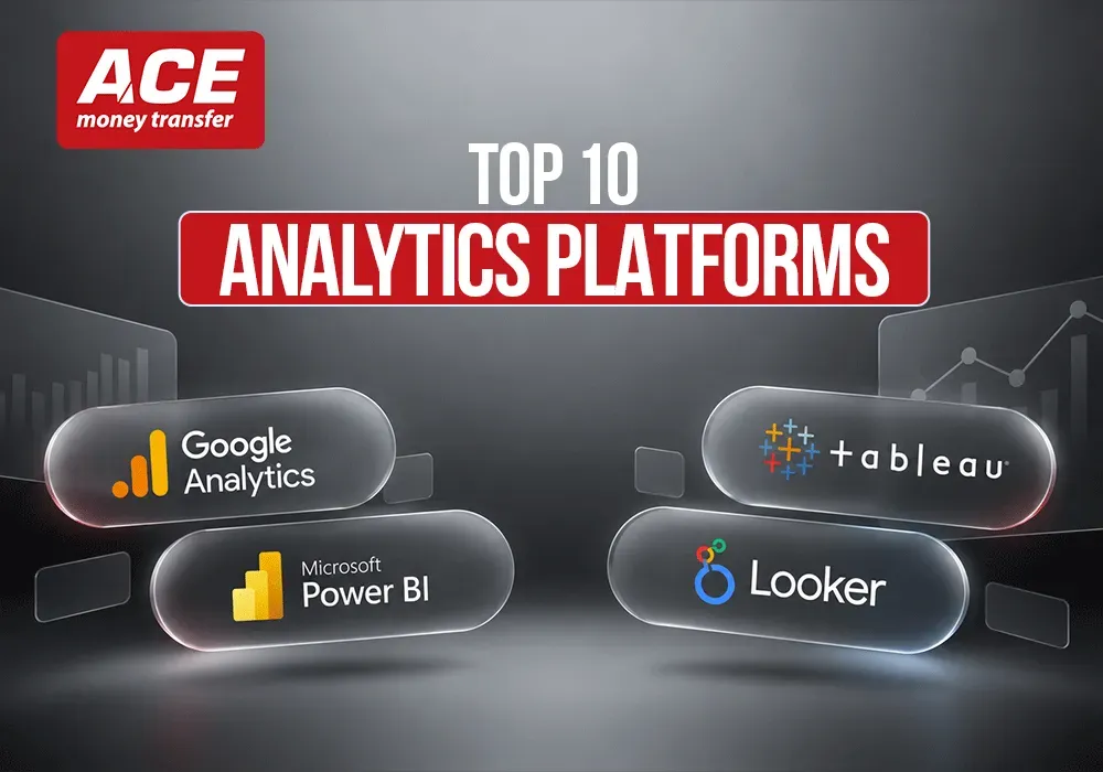 Top 10 Analytics Platforms for Financial Services (and the Role of ACE Money Transfer)