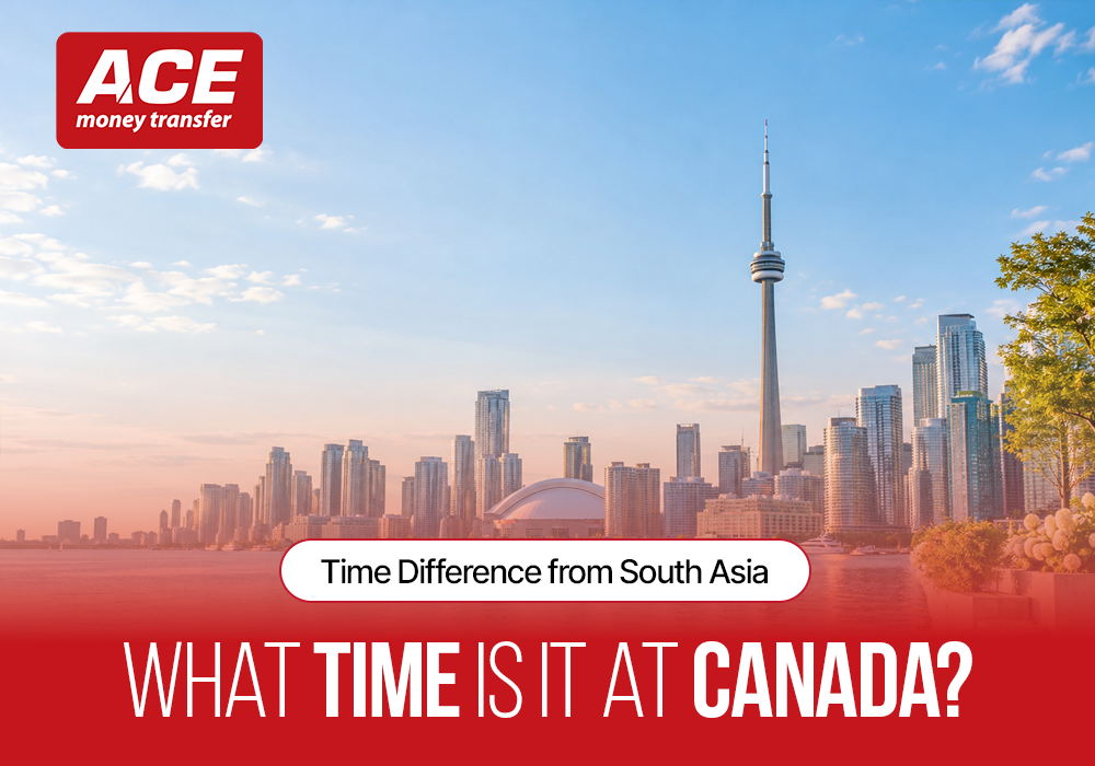 What time is it at Canada? – Time Difference from South Asia