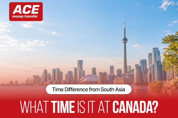 What time is it at Canada? – Time Difference from South Asia