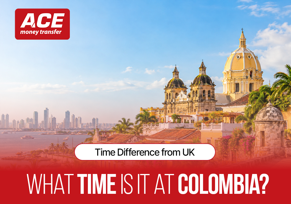 What time is it at Colombia? – Time Difference from UK