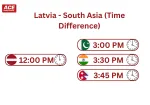 What time is it at Latvia? – Time Difference from World