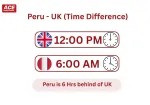 What Time is It at Peru? – Time Difference from UK