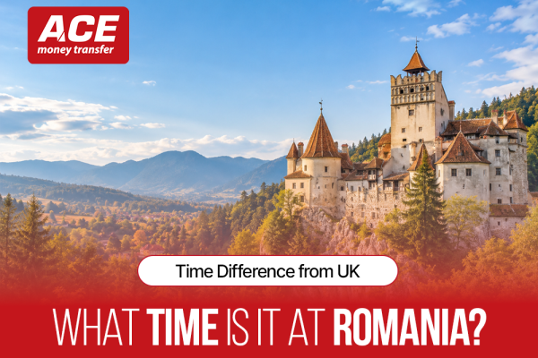 What time is it at Romania? – Time Difference from UK