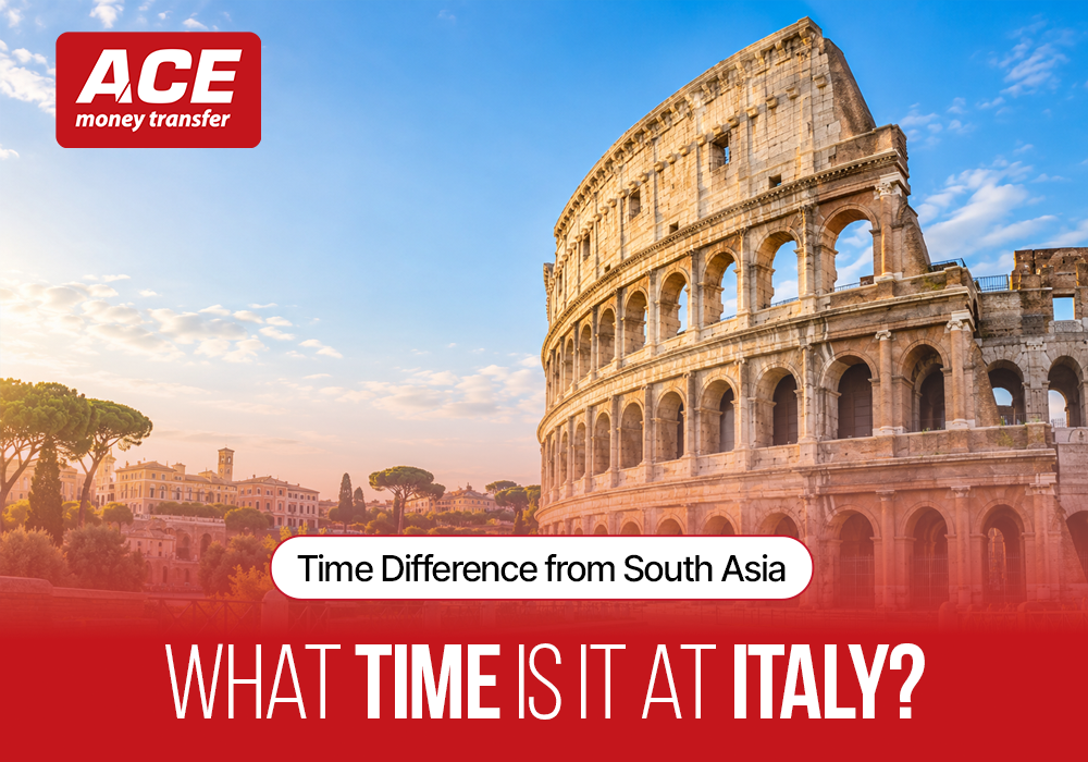 What Time Is It in Italy? – Time Difference from South Asia