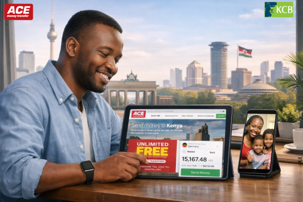 Send Money to Kenya Commerical Bank from Germa