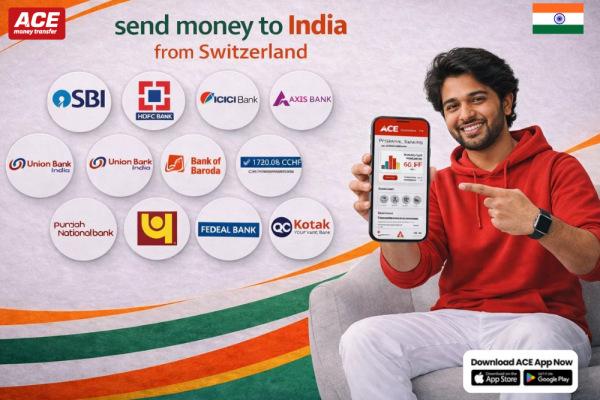 How to send money to India from Switzerland